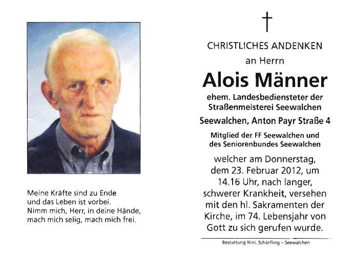 alois männer