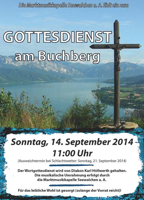 Einladung zum Gottesdienst am Buchberg